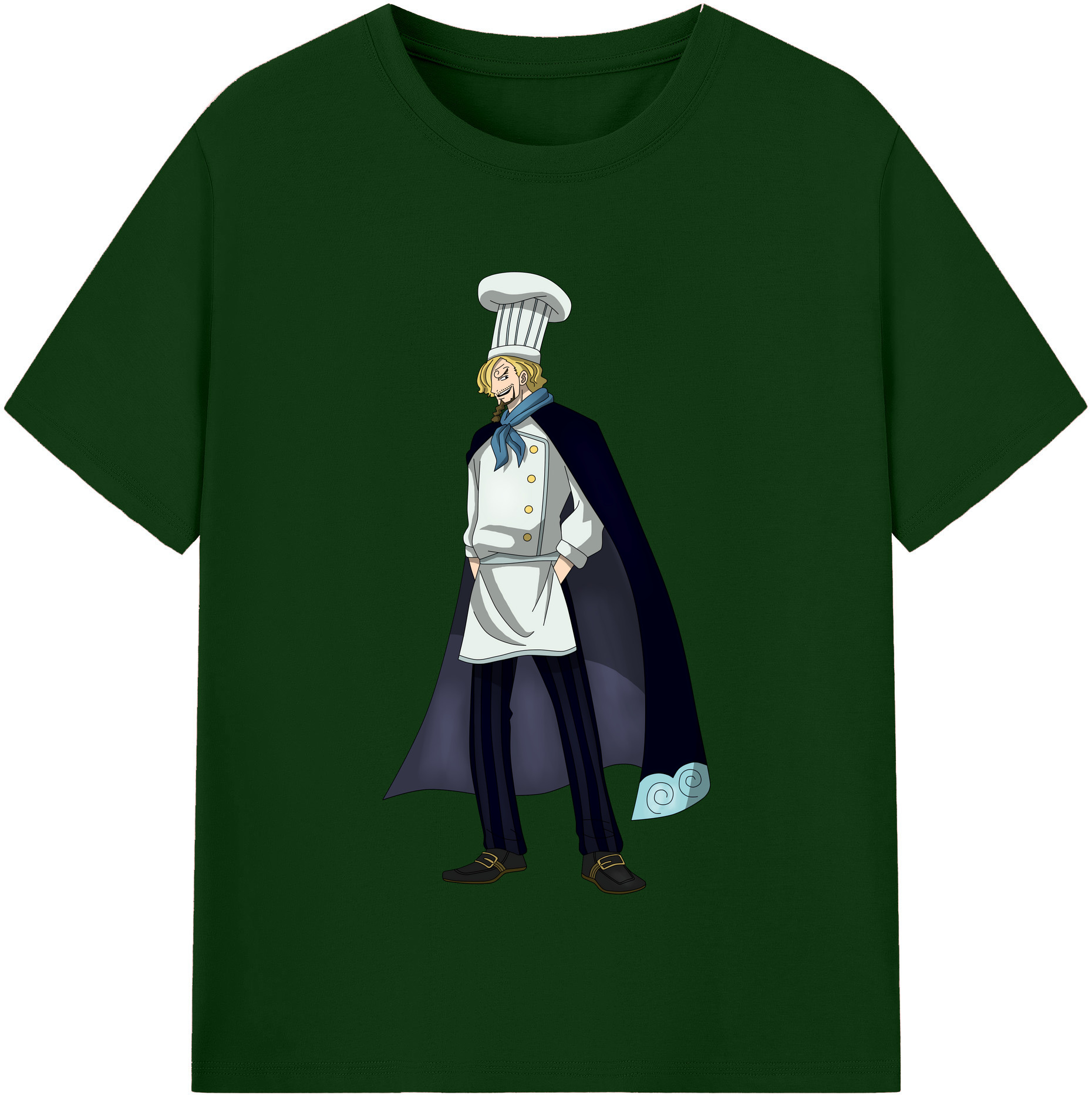 ワンピース サンジ ONE PIECE Sanji 綿100％半袖Tシャツ（フロントプリント）